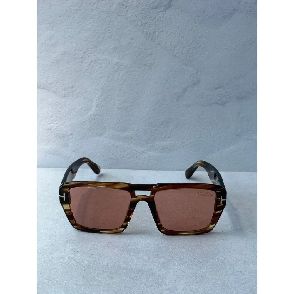 NEW Tom Ford Redford FT1153 Sunglasses Havana Photochromic